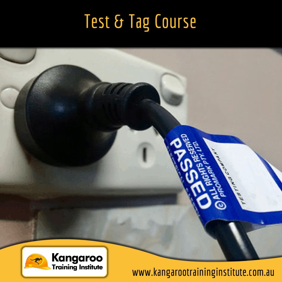 Electrical Equipment test & tagging course by Kangaroo Training Institute